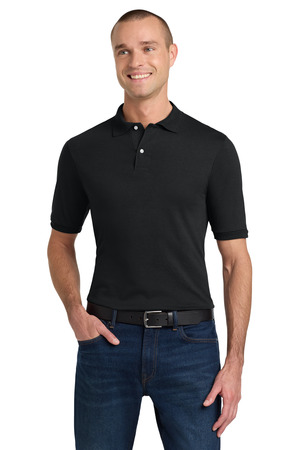 Jerzees 437M Dri-Power Sport Shirt in Black