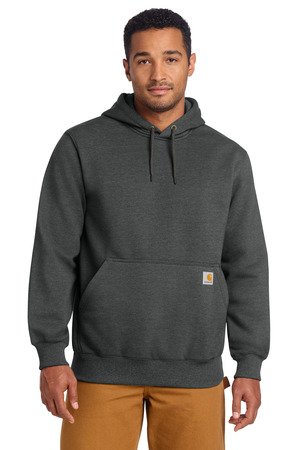 Carhartt CT100615 Rain Defender Paxton Heavyweight Hooded Sweatshirt in Carbon Heather