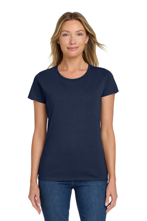 Gildan 5000L Women's Heavy Cotton 100% Cotton T-Shirt in Navy