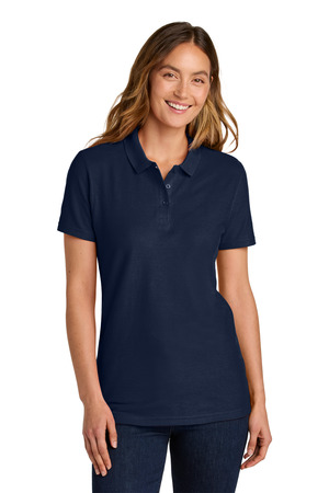 Gildan 64800L Softstyle Women's Pique Polo in Navy