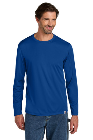 Carhartt CT106972 Force Sun Defender Long Sleeve T-Shirt in Royal Glass Blue