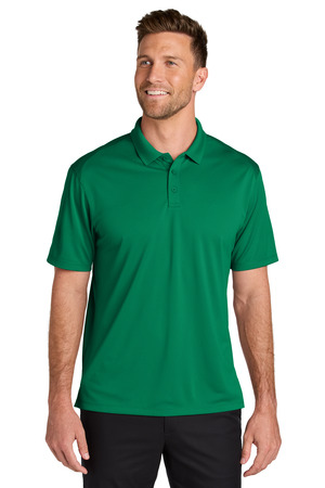 Port Authority K240 Wearever Performance Pique Polo in Bright Kelly Green