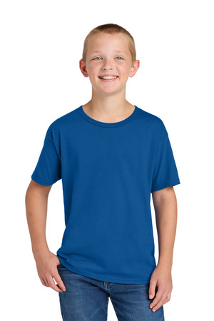 Jerzees IC46B Ultimate Youth Ring Spun T-Shirt in Royal