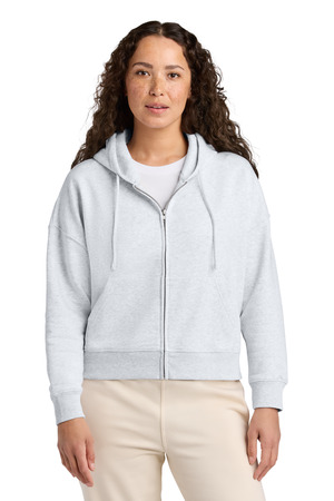 Stanley/Stella SXW037 Women's Stella Ida Full-Zip Hooded Sweatshirt in Cool Heather Grey