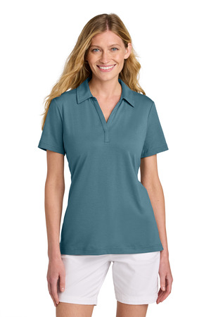 TravisMathew TM1LF071 Women's Glenview Solid Polo in Stellar Blue