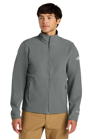The North Face NF0A8ENN Edge Stretch Soft Shell Jacket in Smoked Pearl Grey