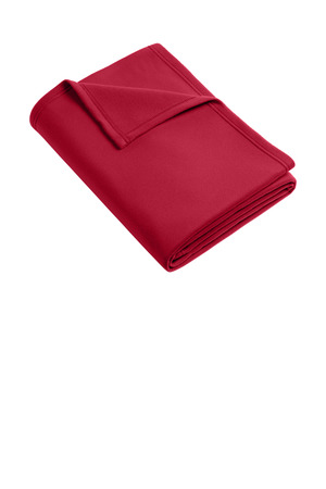 Port Authority BP60 Core Fleece Blanket in Rich Red
