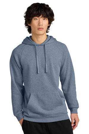 District DT7800 Cloud Fleece Hoodie in Flint Blue Heather