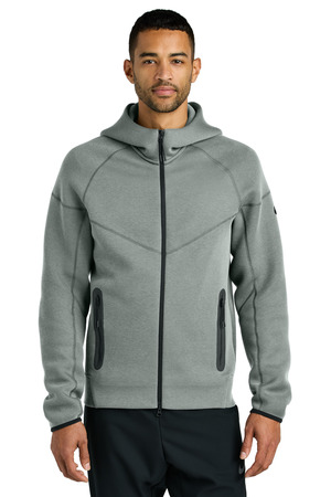 Nike NKFQ4762 Tech Fleece Full-Zip Hoodie in Dark Grey Heather