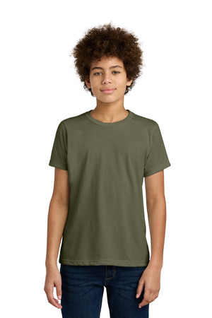Next Level Apparel NL3312 Youth CVC Tee in Military Green