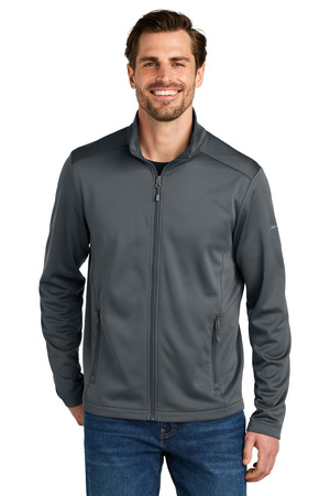 Eddie Bauer EB2460 Smooth Mid Layer Fleece Full-Zip in Iron Gate