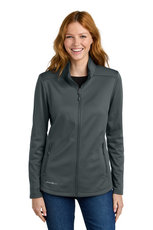 Eddie Bauer EB2470 Women's Smooth Mid Layer Fleece Full-Zip in Iron Gate