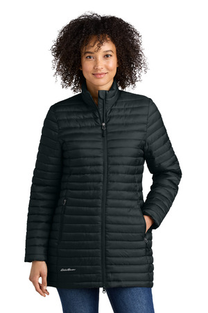 Eddie Bauer EB515 Women's Packable Quilted Full-Zip in Black
