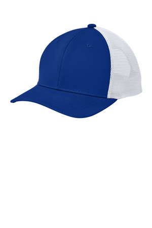 Sport-Tek STC46 Club Trucker Cap in True Royal/ White