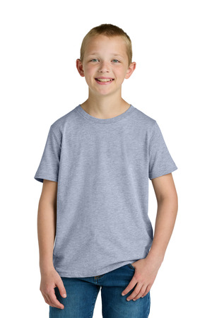 Next Level Apparel NL3310 Youth Cotton Tee in Heather Gray