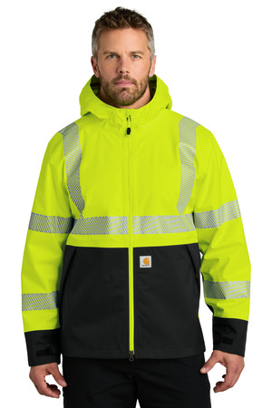 Carhartt CT106693 ANSI 107 Class 3 Storm Defender Jacket in Brite Lime