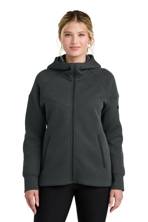 Nike NKFQ4798 Women's Tech Fleece Full-Zip Hoodie in Anthracite Heather