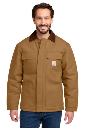 Carhartt CT106674 Duck Traditional Coat in Carhartt Brown
