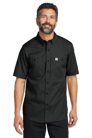 Carhartt CT106688 Rugged Professional Series Short Sleeve Shirt in Black