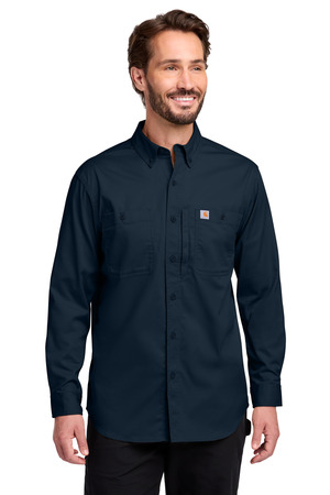Carhartt CT106689 Rugged Professional Series Long Sleeve Shirt in Navy