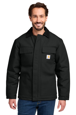 Carhartt CTT106674 Tall Duck Traditional Coat in Black