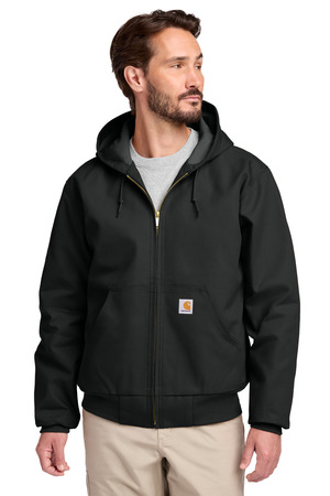 Carhartt CTT106678 Tall Thermal-Lined Duck Active Jac in Black