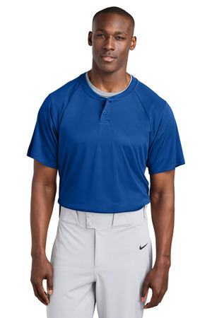 Sport-Tek ST359 PosiCharge Competitor 2-Button Henley in True Royal