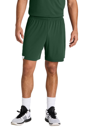 Sport-Tek ST442 Club 7" Short in Forest Green/ White