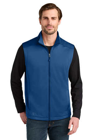 Eddie Bauer EB2560 Smooth Mid Layer Fleece Vest in Cobalt Blue