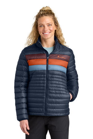 Cotopaxi COTOW1688 Women's Fuego Down Jacket in Maritime/ Mulberry