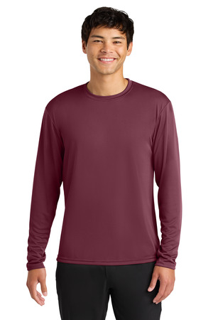 A4 A4N3165 Cooling Performance Long Sleeve Tee in Cardinal