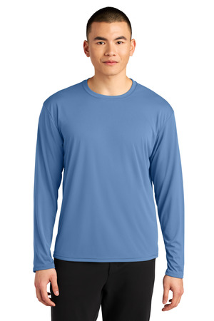 A4 A4N3532 AirFlex Long Sleeve Tee in Light Blue
