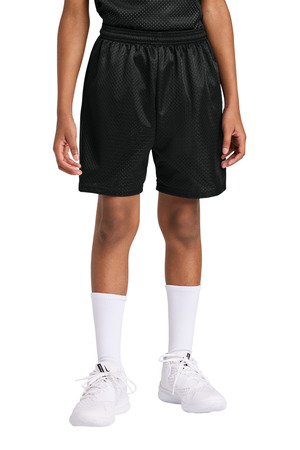 A4 A4NB5301 Youth Sprint 6" Mesh Short in Black