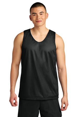 A4 A4NF1270 Sprint Reversible Mesh Tank in Black/ White