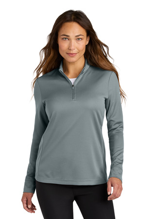 Nike NKHM7969 Women's Essential 1/2-Zip Cover-Up in Cool Grey
