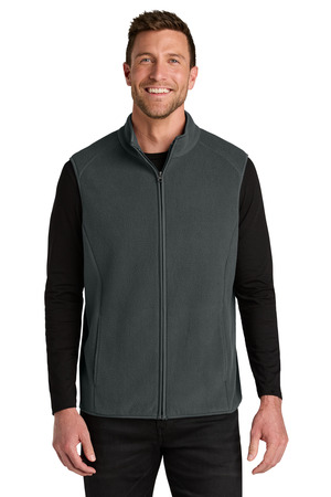 Port Authority F702 C-FREE Fleece Vest in Grey Steel