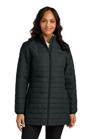 Port Authority L854 Women's C-FREE Brick Jacket in Deep Black