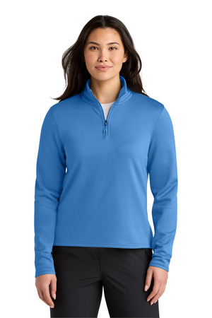 The North Face NF0A8FQK Women's Aim 1/4-Zip Fleece in Marina Blue