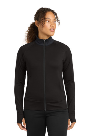 Sport-Tek LST885 Women's NRG Fitness Jacket in Black