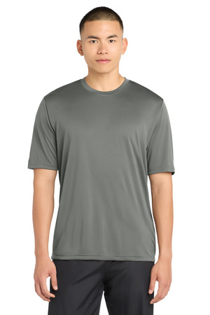 Sport-Tek ST320 PosiCharge Tough Tee in Dark Smoke Grey