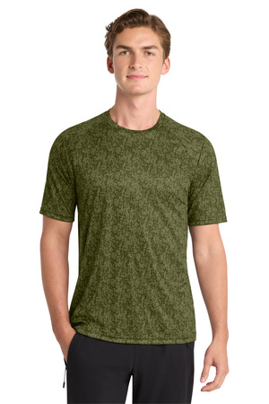 Sport-Tek ST460 Digi Camo Tee in Olive Drab Green