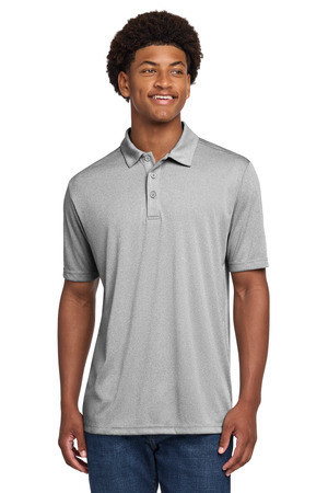 Sport-Tek ST467 Endeavor Polo in Light Grey Heather