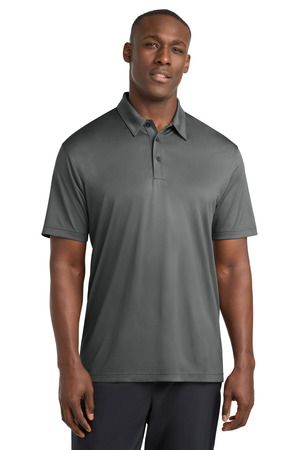 Sport-Tek ST630 Embossed PosiCharge Tough Polo in Dark Smoke Grey