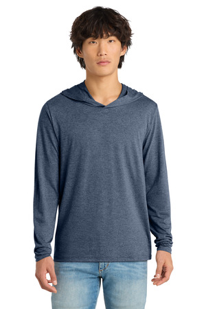 District DM139 Perfect Tri Long Sleeve Hoodie in Navy Frost