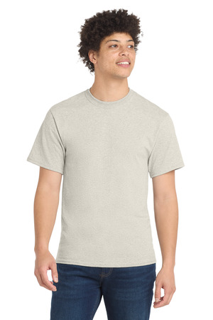Port & Company PC55 Core Blend Tee in Oatmeal Heather