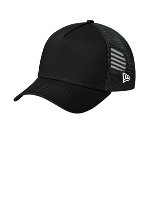 New Era NE205 Snapback Trucker Cap in Flag Black/ Black