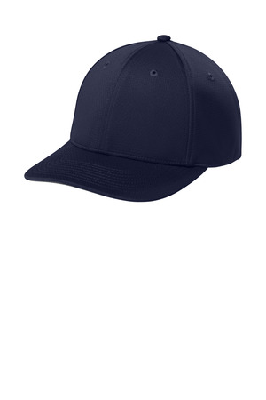 Sport-Tek STC71 Impact Mesh Stretch-Tek Adjustable Cap in True Navy