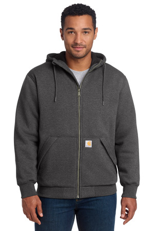 Carhartt CT104078 Midweight Thermal-Lined Full-Zip Sweatshirt in Carbon Heather