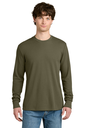 Next Level Apparel NL8211 Ideal Thermal Long Sleeve Tee in Military Green