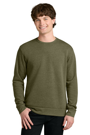 Next Level Apparel NL9002 Adult Malibu Crewneck Sweatshirt in Heather Military Green